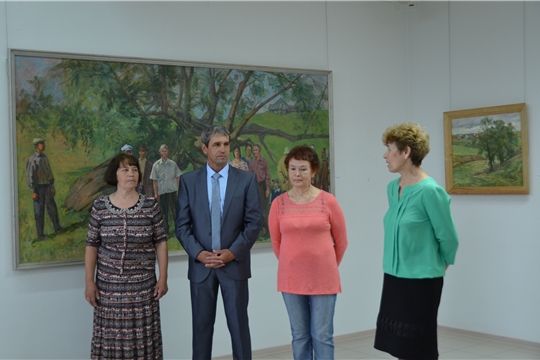 В Чувашском государственном художественном музее открылась выставка «Пĕр тымартан. Мы из одного корня» Валерия Краснова