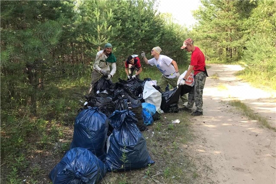 Филиал АО «Управление отходами» принял для сортировки более 800 кг отходов, собранных детьми на берегу реки Большая Кокшага