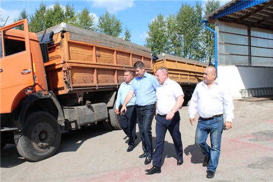 Продовольственный фонд Чувашской Республики продолжает приемку зерна
