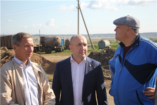 Министр сельского хозяйства Чувашской Республики Сергей Артамонов посетил с рабочим визитом Чебоксарский район