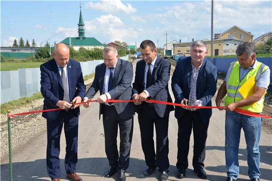 В селе Шыгырдан Батыревского района состоялось открытие автомобильной дороги