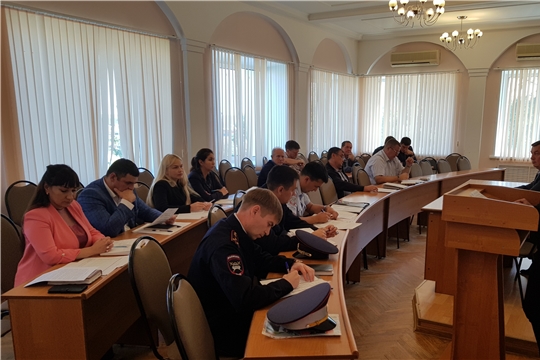 Сотрудники Минтранса Чувашии приняли участие в заседании межведомственной комиссии по обеспечению безопасности дорожного движения при администрации города Новочебоксарск