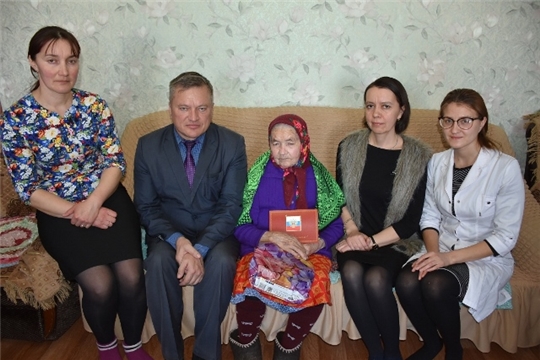 Жительница Аликовского района, ветеран труда Мария Прокопьева отметила 90-летний юбилей
