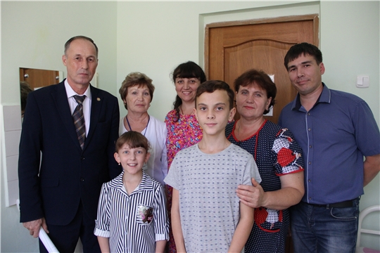 Министр Сергей Димитриев навестил детей из ДНР, проходящих реабилитацию в Реабилитационном центре для детей