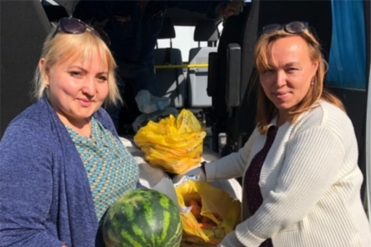 В комплексном центре социального обслуживания населения г. Чебоксары  проходит  акция «Дары осени»