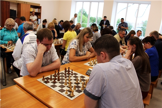 Команда Минюста Чувашии – участник соревнований по шахматам