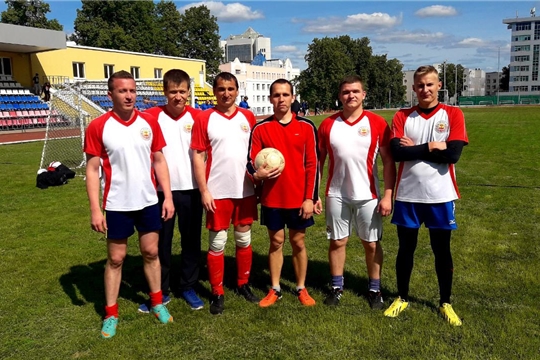 Команда Минюста Чувашии приняла участие в профсоюзных соревнованиях по мини-футболу