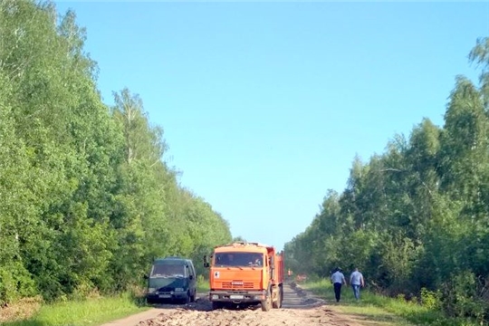 В рамках национального проекта «Безопасные и качественные автомобильные дороги» в Моргаушском районе ведется капитальный ремонт  автомобильной дороги «Изедеркино-Актай»: «как хорошо, что есть такой национальный проект»