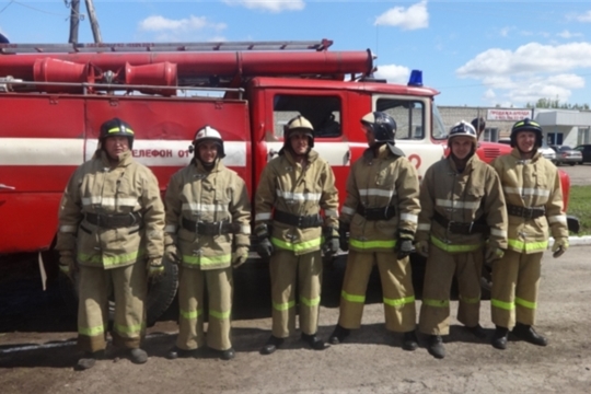 Моргаушские огнеборцы серебряные призеры республиканских соревнований по пожарно-спасательному спорту