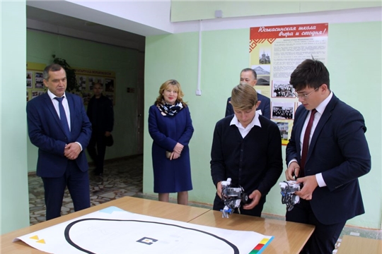 В Моргаушском районе открылись сразу 2 Центра образования гуманитарного и цифрового профилей «Точка роста»