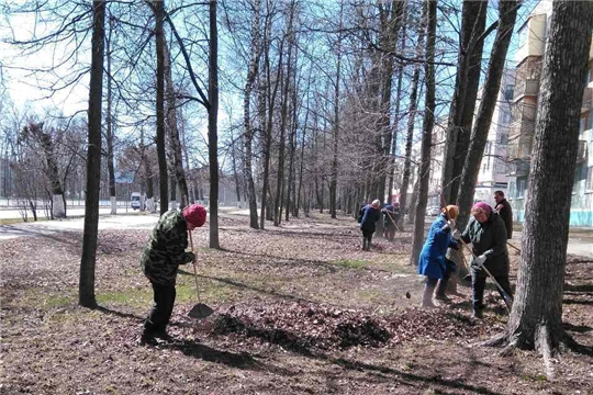 Жители ТОС «Мирный» привели в порядок свой микрорайон