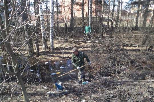 В д. Чандрово прошел «чистый четверг»