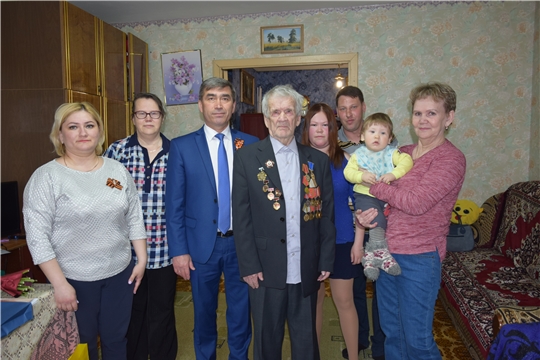 Ветерану Великой Отечественной войны Анатолию Сергееву вручена юбилейная медаль «В память о 550-летии города Чебоксары»
