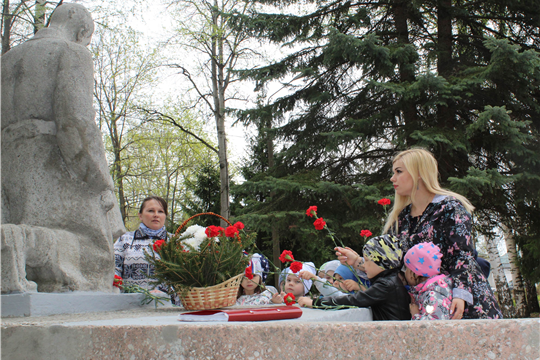 Дошкольники отдали дань памяти тем, кто не вернулся с Великой Отечественной войны