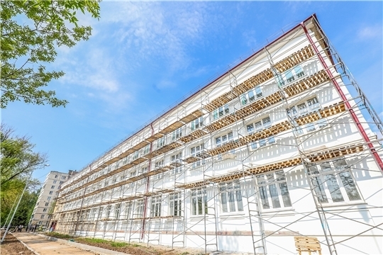 В Чебоксарах этим летом завершат капитальный ремонт дополнительного корпуса средней школы №61