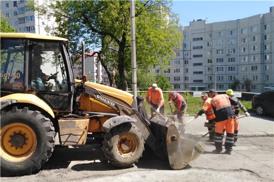 В Московском районе г. Чебоксары проверили ход ремонта дорог во дворах многоквартирных домов