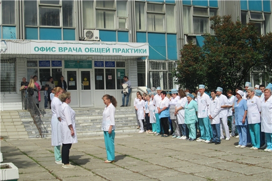 В АУ «Городская стоматологическая поликлиника» Минздрава Чувашии проведена командно-штабная тренировка