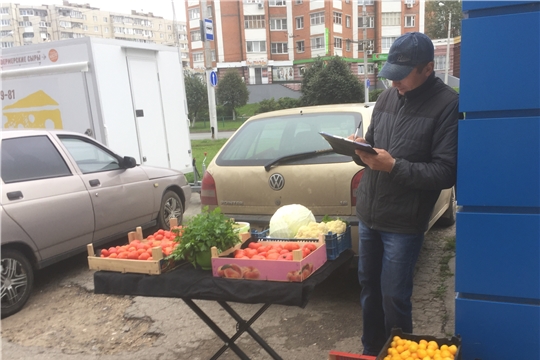 В Московском районе г. Чебоксары проведены мероприятия по выявлению нелегальных торговых точек