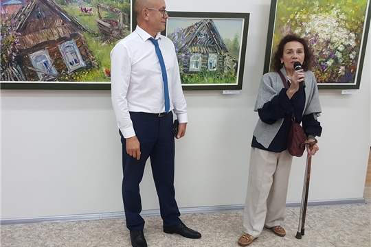 В культурно-выставочном центре «Радуга» открылась выставка Раисы Терюкаловой и Станислава Воронова «Родные просторы»