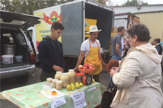 «Дары осени-2019»: сельхозпроизводители представили свою продукцию жителям Московского района г. Чебоксары