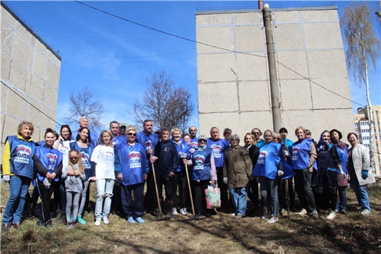 В Новочебоксарске прошел традиционный субботник Новочебоксарского городского Собрания депутатов