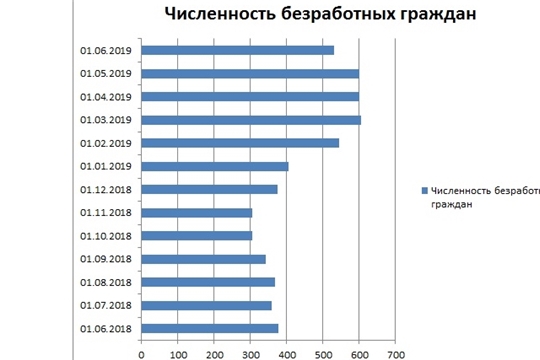 Информация о положении на рынке труда города Новочебоксарска на 1 июня 2019 года