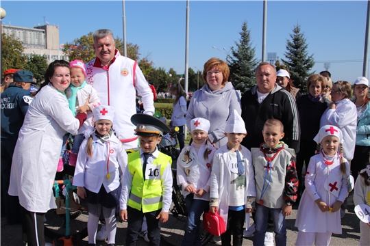 День города Новочебоксарска продолжился вторым парадом юных велосипедистов