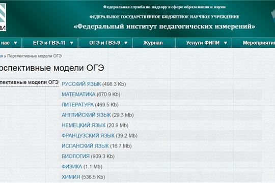 ФИПИ завершил публикацию проектов перспективных моделей КИМ ОГЭ