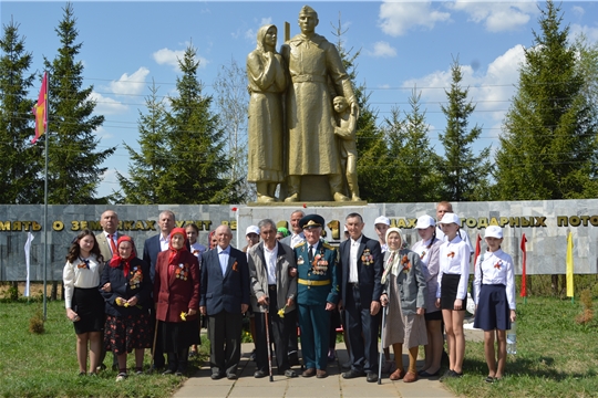 Министр Сергей Кудряшов принял участие в праздновании 74-ой годовщины Победы в Великой Отечественной войне в Красноармейском районе