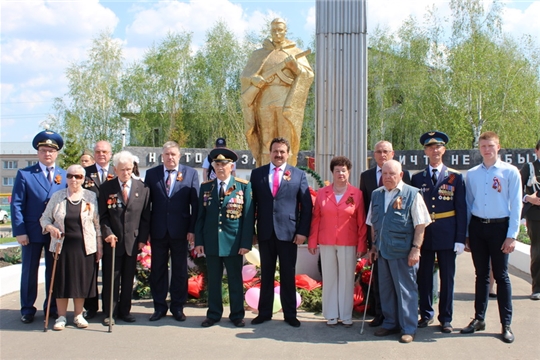 Жители Порецкого района встретили 74-ю годовщину Великой Победы