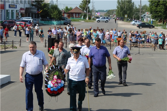 В Порецком районе прошел митинг, посвященный Дню памяти и скорби