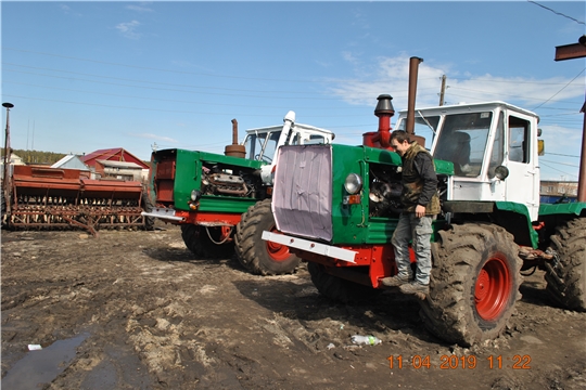 В сельскохозяйственных организациях и крестьянских (фермерских) хозяйствах Шемуршинского района продолжается подготовка к весенне-полевым работам