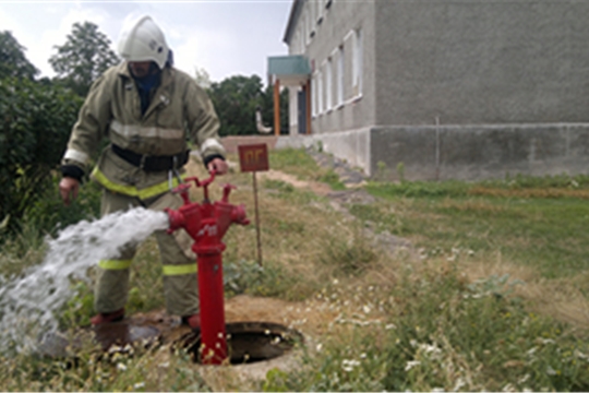 Проводится проверка противопожарного водоснабжения на территории Шумерлинского района