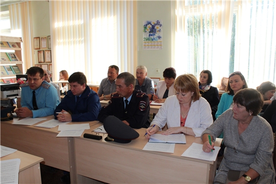 Расширенное заседание Межведомственной комиссии по профилактике правонарушений в Шумерлинском районе.