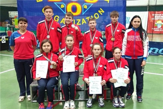 Спортсмены Чувашии – призеры чемпионата и первенства Европы по настольному теннису среди глухих