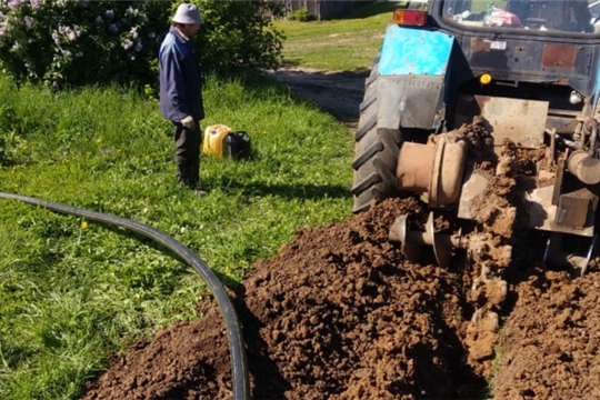 Газофикация ул. Октябрьской в д. Тансарино