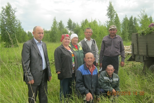 Посещение хозяйств Большеяниковского сельского поселения