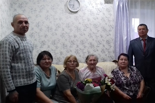 Отметила 90-летний юбилей жительница с. Челкасы Иванова Л.И.