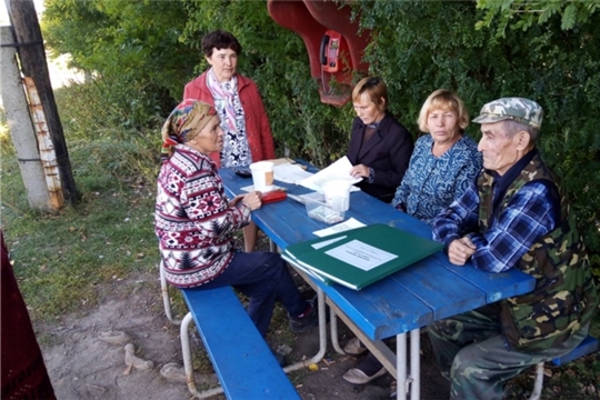 Выездной день администрации Тегешевского сельского поселения в деревне Новое Муратово