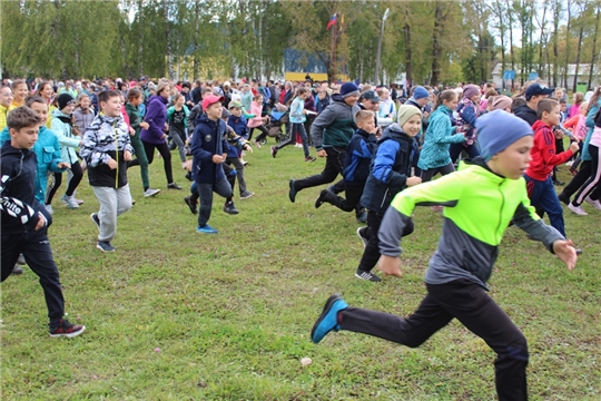 «Кросс нации-2019»: более 2600 любителей спорта Урмарского района участвовали в этом спортивном празднике