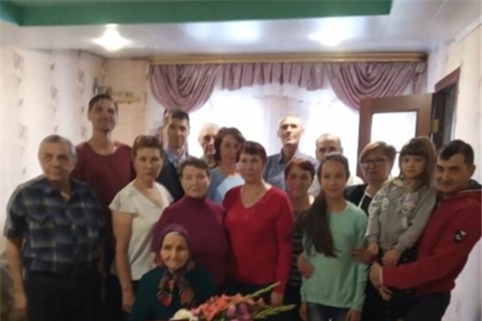 Жительнице деревни Избеби А.Н. Михайловой исполнилось 90 лет
