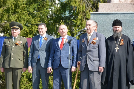 Празднование 74-ой годовщины Победы в Великой Отечественной войне в Вурнарском районе