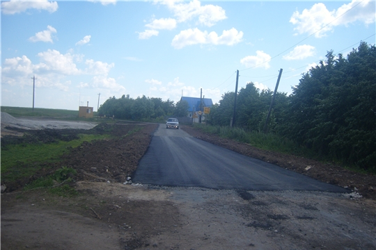 В деревне Старые Шорданы строится новая дорога