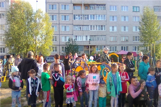 2 сентября в День знаний в п. Вурнары прошел День двора