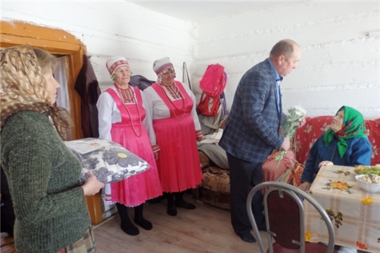 95-летний юбилей отмечает долгожительница из д. Исмендеры Кондратьева Анна Кондратьевна
