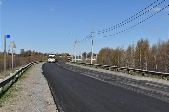 Ремонтируется автомобильная дорога республиканского значения «Никольское-Ядрин-Калинино»