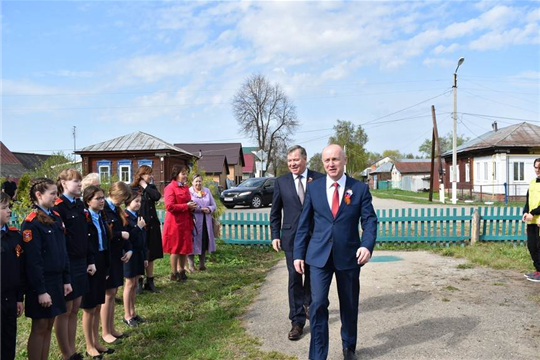 И вновь накануне Дня Победы наш любимый г.Ядрин преобразился