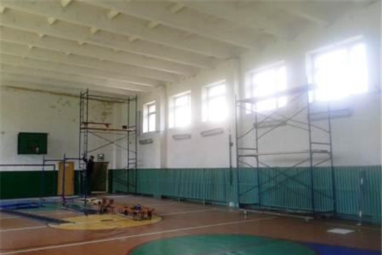 Капитальный ремонт спортивного зала Кукшумской школы