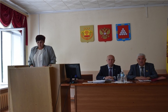 Сегодня состоялось сорок четвертое внеочередное заседание Ядринского районного Собрания депутатов шестого созыва