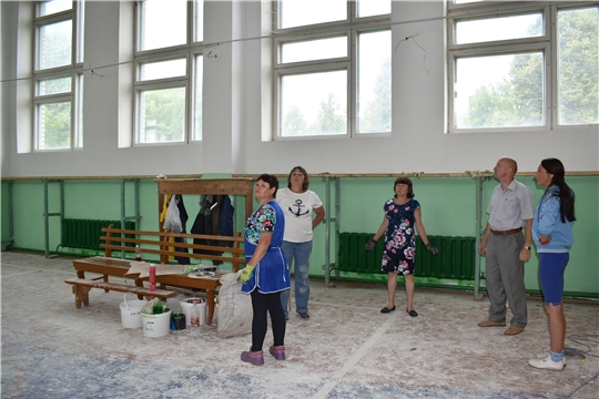 Начат капитальный ремонт спортивных залов в МБОУ «Ювановская СОШ», «Кукшумская ООШ» и «Старотиньгешская СОШ»